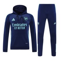 24/25 Arsenal Hooded Long Sleeved Blue 1:1 Training suit