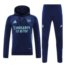 24/25 Arsenal Hooded Long Sleeved Blue 1:1 Training suit