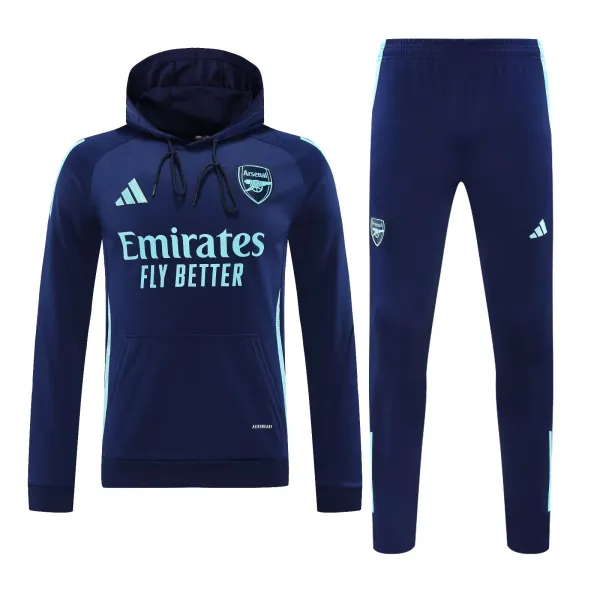 24/25 Arsenal Hooded Long Sleeved Blue 1:1 Training suit