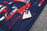 24/25 Paris Hooded  Long Sleeved Blue 1:1 Training suit