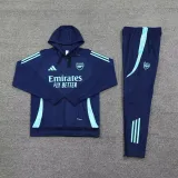 24/25 Arsenal Hooded Long Sleeved Blue 1:1 Training suit