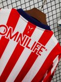 24/25 Chivas Home Fans Long sleeve1:1 Quality Soccer Jersey