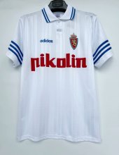1995/1996  Real Zaragoza Home White Fans Retro 1:1 Quality Soccer Jersey