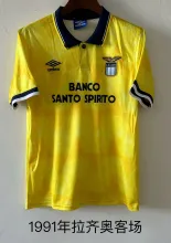 1991 Lazio Away Fans Retro 1:1 Quality Soccer Jersey