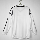 2012 LA Galaxy Home White  Long sleeve Retro 1:1 Quality Soccer Jersey