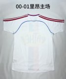 2000/2001  Lyonnais Home Fans Retro 1:1 Quality Soccer Jersey