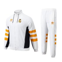 24/25 Real Madrid White Jacket Tracksuit 1:1 Quality 24/25 Real Madrid White Jacket Tracksuit 1:1 Quality