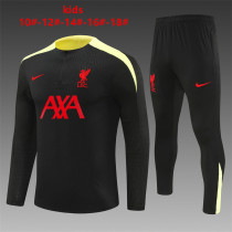 24/25 Liverpool Kids Black Player 1:1 Quality Training Jersey 24/25 Liverpool Kids Black Player 1:1 Quality Training Jersey