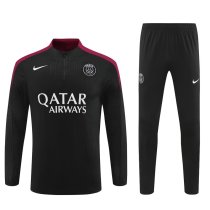 24/25 Paris Black Player 1:1 Quality Training Jersey