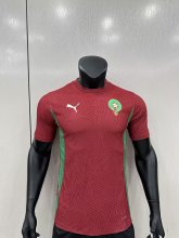 25/26  Morocco Red  Training  Clothes Player 1:1 Quality Soccer Jersey