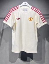 24/25 Manchester United Off White Cotton T White 1:1 Quality Soccer Jersey