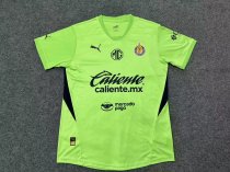 24/25 Chivas Green Goalkeeper  Fans 1:1 Quality Soccer Jersey