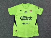24/25 Chivas Green Goalkeeper  Fans 1:1 Quality Soccer Jersey