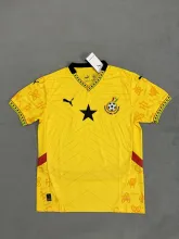 25/26 Ghana  Away Yellow Fans 1:1 Quality Soccer Jersey