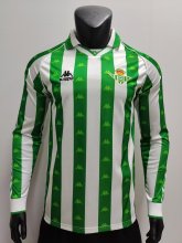 1995/1997Real Betis Home Long Sleeve Fans Retro style1:1 Quality Soccer Jersey