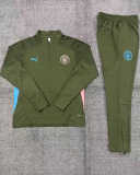 24/25  Manchester City Military Green Kids 1:1 Quality Training Jersey