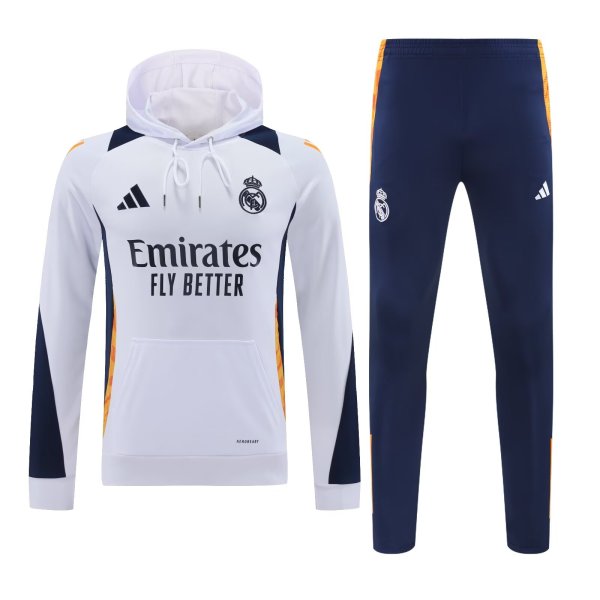 24/25  Real Madrid  Hooded Long Sleeved 1:1 Training suit