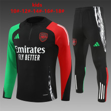 24/25 Arsenal Kids Black 1:1 Quality Training Jersey