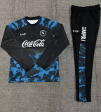 24/25  Napoli Kids Black 1:1 Quality Training Jersey