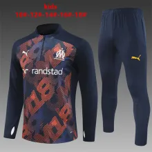 24/25 Marseille  Kids Royal Blue 1:1 Quality Training Jersey