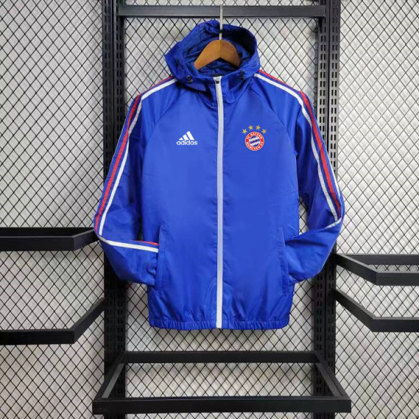 24/25  Bayern Munich Blue Windbreaker