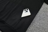 24/25 Barcelona Hooded  Long Sleeved Black 1:1 Training suit