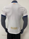 24/25 Barcelona Coldplay Band White PLayer 1:1 Quality Soccer Jersey（月亮广告）