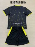 24/25 Norwich City Away Kids Kits 1:1 Quality Soccer Jersey