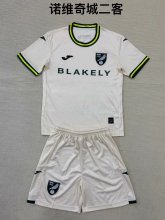 24/25 Norwich City Third Kids Kits 1:1 Quality Soccer Jersey