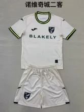 24/25 Norwich City Third Kids Kits 1:1 Quality Soccer Jersey