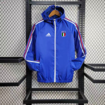 24/25 Italy Blue  Windbreaker