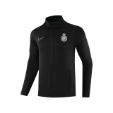 24/25 Al-Nassr FC Jacket Tracksuit  Black 1:1 Quality