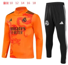 24/25 Real Madrid  Kids Orange Special Edition 1:1 Quality Training Jersey