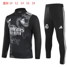 24/25 Real Madrid  Kids Black Special Edition 1:1 Quality Training Jersey