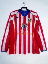 2004/2005 Retro Atletico Madrid Home Long Sleeve 1:1 Quality Soccer Jersey 2004/2005 Retro Atletico Madrid Home Long Sleeve 1:1 Quality Soccer Jersey