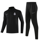 24/25 Al-Nassr FC Jacket Tracksuit  Black 1:1 Quality