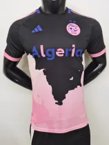 24/25 Algeria Black Pink Player 1:1 Quality Soccer Jersey