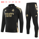 24/25 Real Madrid  Kids Black 1:1 Quality Training Jersey