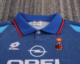 1995/1996 AC Milan Away 1:1 Retro Kids Soccer Jersey