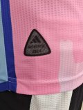 24/25 Algeria Pink Blue Player 1:1 Quality Soccer Jersey