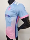 24/25 Algeria Pink Blue Player 1:1 Quality Soccer Jersey
