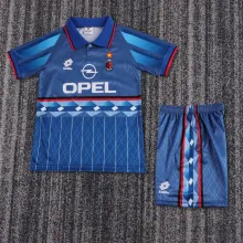 1995/1996 AC Milan Away 1:1 Retro Kids Soccer Jersey