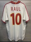 2000 Spain  Away White Fans 1:1 Quality Retro Soccer Jersey