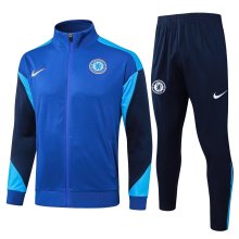 24/25 Chelsea Blue Training Tracksuit 1:1 Quality Training Jersey