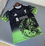 25/26 Liverpool  Black Green Fans 1:1 Quality Soccer Jersey