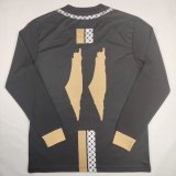 24/25 Palestine Black Gold Special Edition Fans Long sleeve 1:1 Quality Soccer Jersey