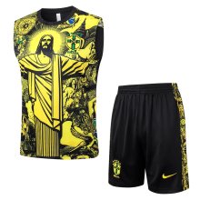 24/25 Brazil Yellow 1:1 Quality Training Vest （A-Set）