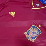 2012 Spain Home Red Fans 1:1 Quality Retro Soccer Jersey