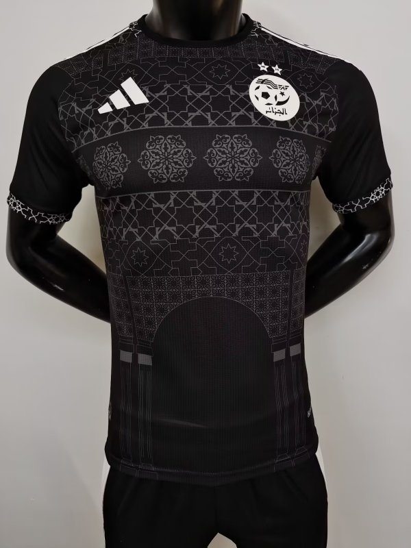 24/25 Algeria Black Player 1:1 Quality Soccer Jersey