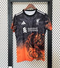 25/26 Liverpool  Black Orange  Fans 1:1 Quality Soccer Jersey